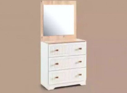 Kommode mit spiegel konsole tisch möbel weiß modern im schlafzimmer